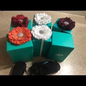 Tieks flowers, boxes and bags